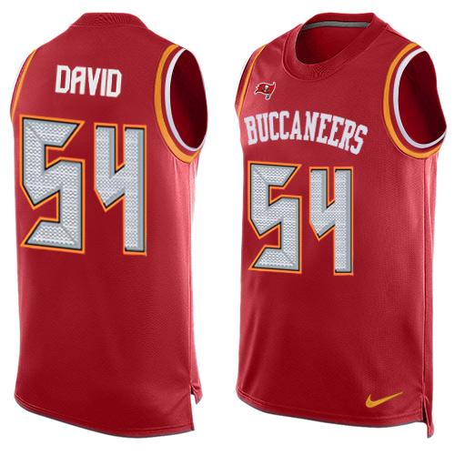 Lavonte David Tampa Bay Buccaneers red jersey