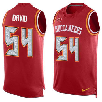 Lavonte David Tampa Bay Buccaneers red jersey