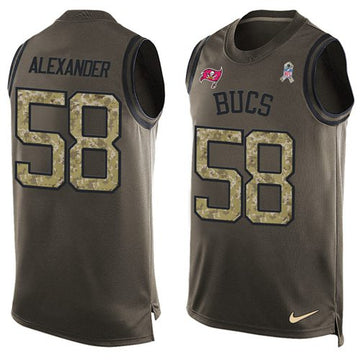 Kwon Alexander Tampa Bay Buccaneers green Salute To Service jersey