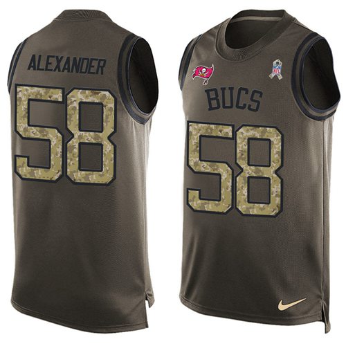 Kwon Alexander Tampa Bay Buccaneers green Salute To Service jersey