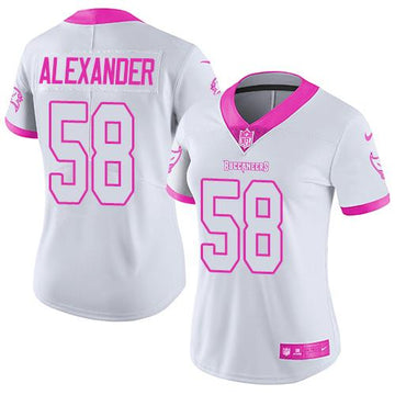 Kwon Alexander Tampa Bay Buccaneers white-pink Fashion jersey