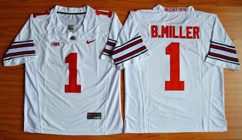 Braxton Miller Ohio State Buckeyes white jersey