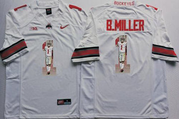 Braxton Miller Ohio State Buckeyes white Fashion jersey