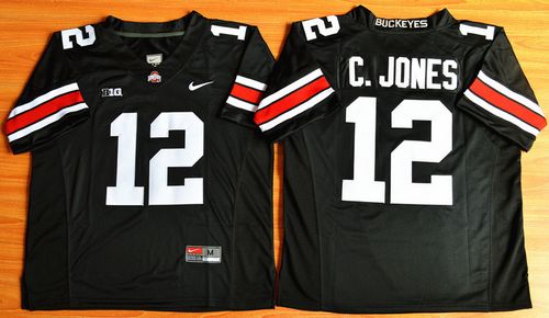 Cardale Jones Ohio State Buckeyes black jersey