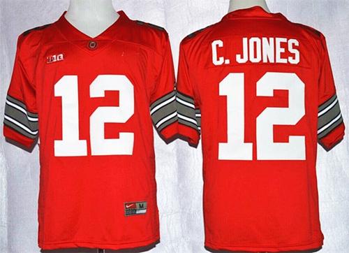 Cardale Jones Ohio State Buckeyes red jersey