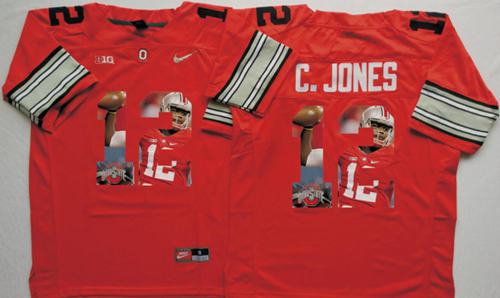 Cardale Jones Ohio State Buckeyes red Fashion jersey