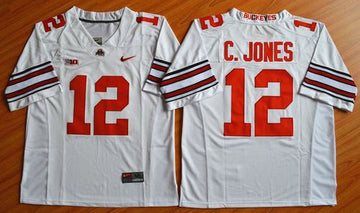 Cardale Jones Ohio State Buckeyes white jersey