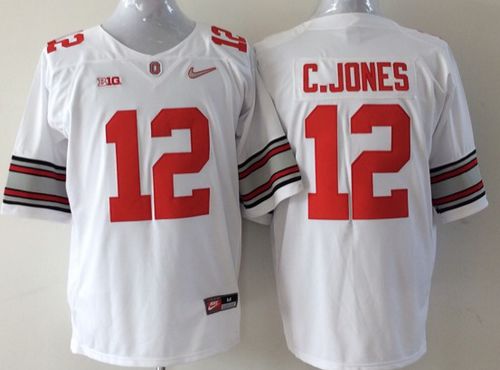 Cardale Jones Ohio State Buckeyes white jersey