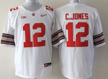 Cardale Jones Ohio State Buckeyes white jersey