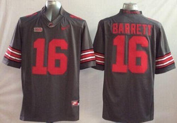 J T Ohio State Buckeyes grey jersey