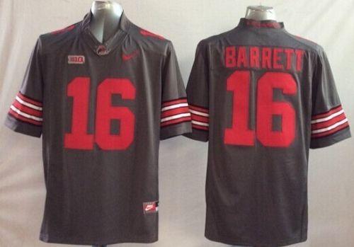 J T Ohio State Buckeyes grey jersey