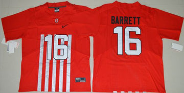 J T Ohio State Buckeyes red Elite jersey