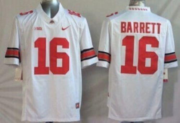 J T Ohio State Buckeyes white jersey