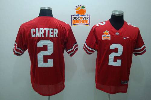 Cris Carter Ohio State Buckeyes red jersey