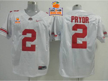 Terrelle Pryor Ohio State Buckeyes white jersey