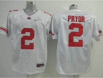 Terrelle Pryor Ohio State Buckeyes white jersey