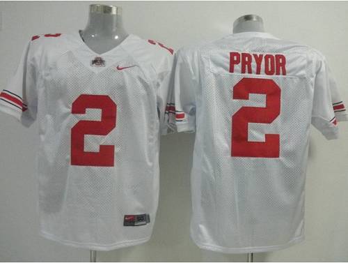 Terrelle Pryor Ohio State Buckeyes white jersey