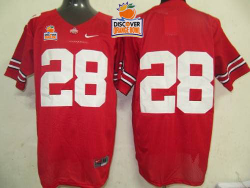 Ohio State Buckeyes red jersey