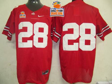 Ohio State Buckeyes red jersey