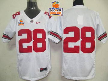 Ohio State Buckeyes white jersey