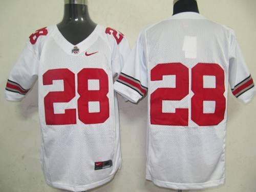 Ohio State Buckeyes white jersey