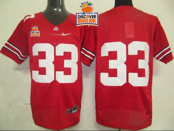 Ohio State Buckeyes red jersey