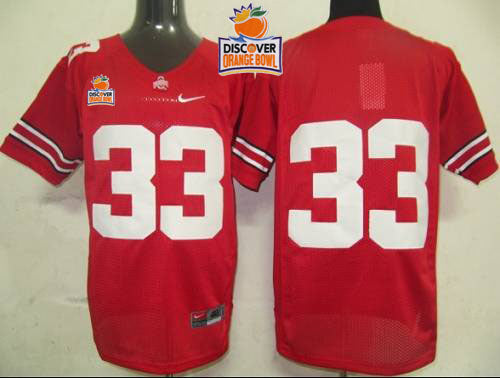 Ohio State Buckeyes red jersey