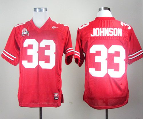 Ohio State Buckeyes red jersey