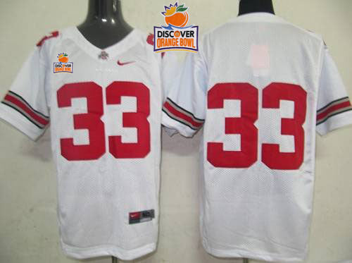 Ohio State Buckeyes white jersey