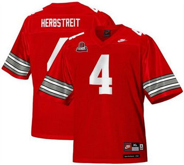 Kirk Herbstreit Ohio State Buckeyes red Throwback jersey