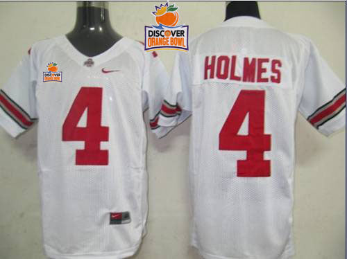 Santonio Holmes Ohio State Buckeyes white jersey