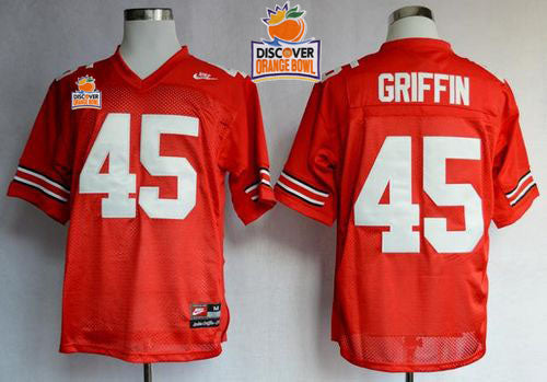 Archie Griffin Ohio State Buckeyes red jersey