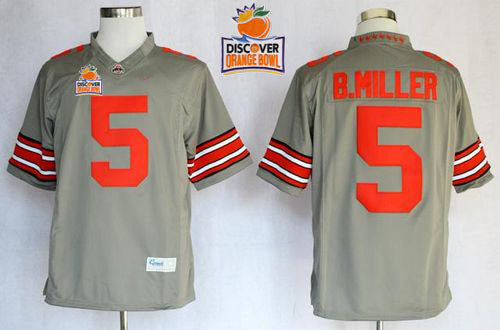 Braxton Miller Ohio State Buckeyes grey jersey