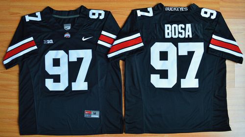 Joey Bosa Ohio State Buckeyes black jersey