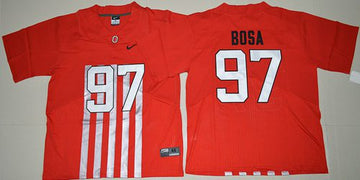 Joey Bosa Ohio State Buckeyes red Elite jersey