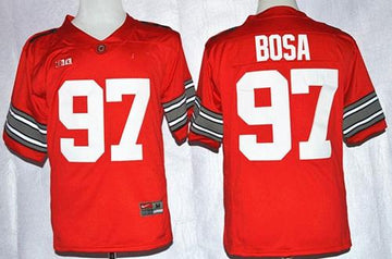 Joey Bosa Ohio State Buckeyes red jersey