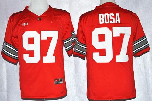 Joey Bosa Ohio State Buckeyes red jersey