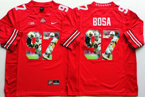 Joey Bosa Ohio State Buckeyes red Fashion jersey