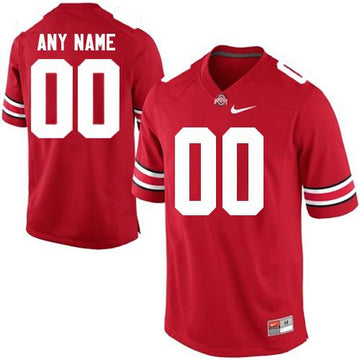 Custom Ohio State Buckeyes red Authentic jersey
