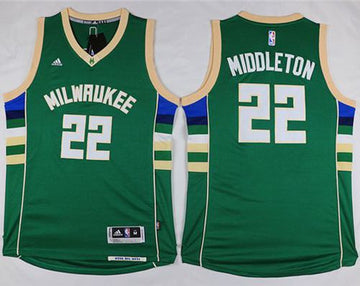 Khris Middleton Milwaukee Bucks green jersey