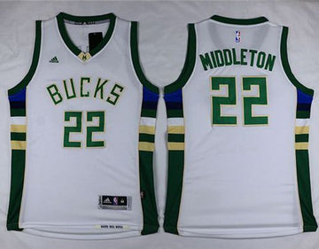 Khris Middleton Milwaukee Bucks white jersey