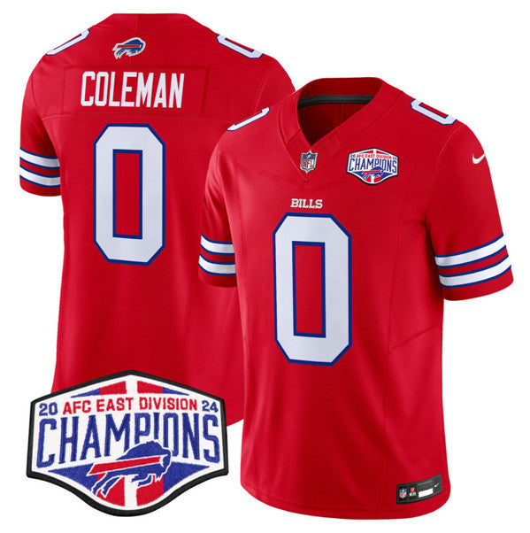 Keon Coleman Buffalo Bills red jersey