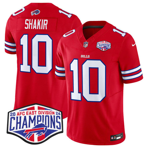 Khalil Shakir Buffalo Bills red jersey