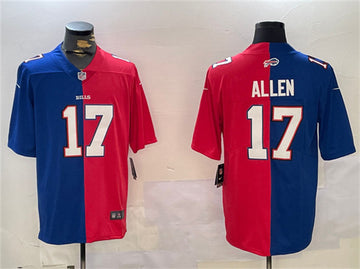 Josh Allen Buffalo Bills royal-red Split jersey
