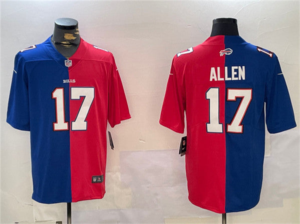 Josh Allen Buffalo Bills royal-red Split jersey