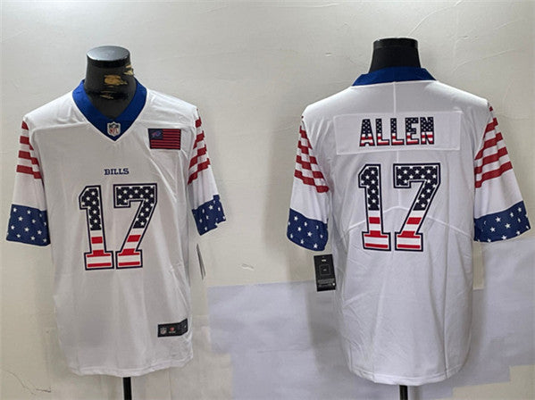 Josh Allen Buffalo Bills white Fashion jersey