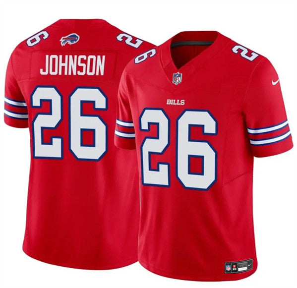Ty Johnson Buffalo Bills red jersey
