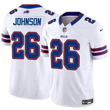 Ty Johnson Buffalo Bills white jersey