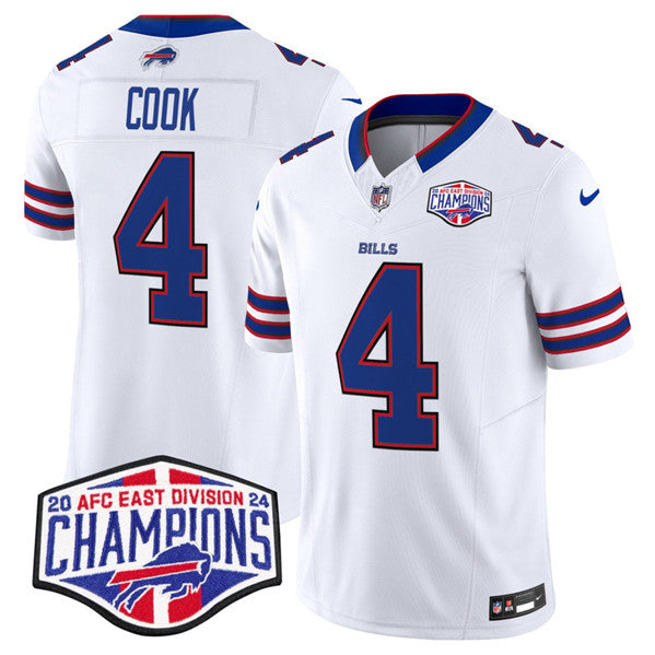 James Cook Buffalo Bills white jersey