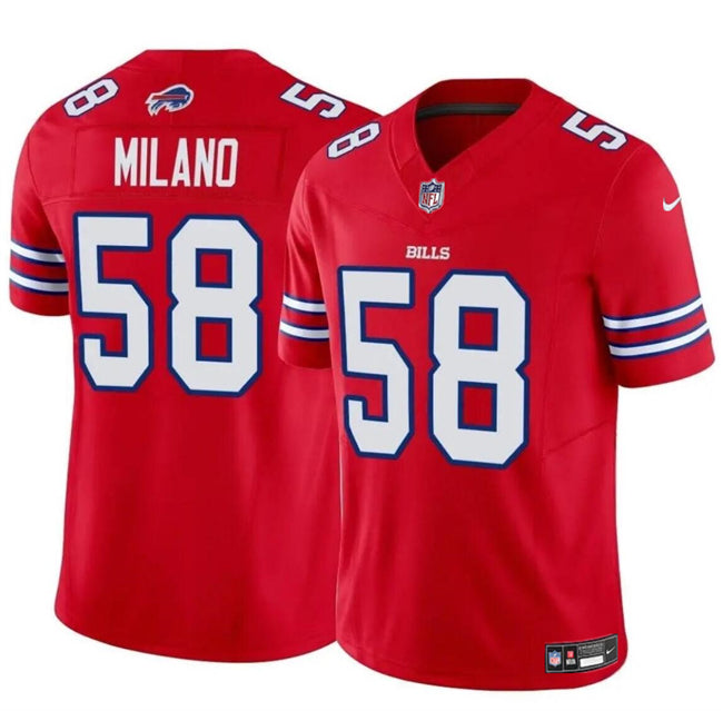 Matt Milano Buffalo Bills red jersey